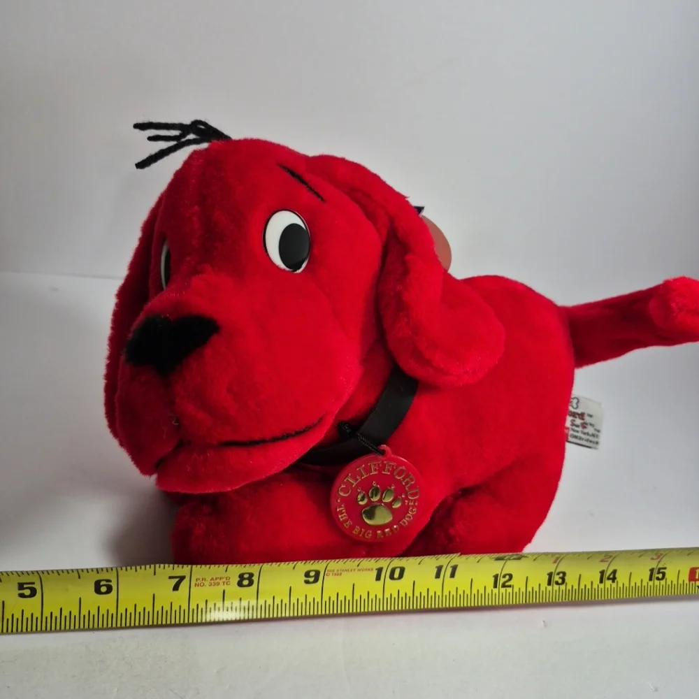 Clifford The Big Red Dog Plush Scholastic Side Kick Toy Vintage 1997 Stuffed